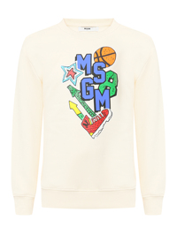 MSGM Толстовка из хлопка с принтом