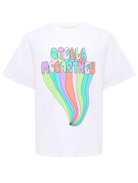Stella McCartney kids Футболка из хлопка с принтом