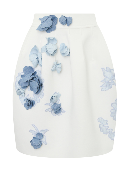 Ermanno Scervino Юбка с цветочным узором