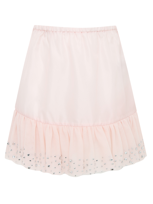 Miss Blumarine Юбка с оборкой декорированной пайетками