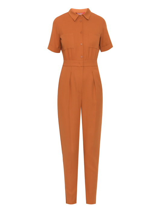 Max Mara Комбинезон из хлопка с короткими рукавами