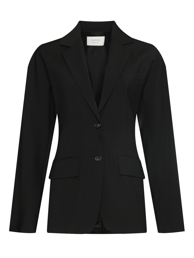 Sportmax Однобортный жакет из шерсти