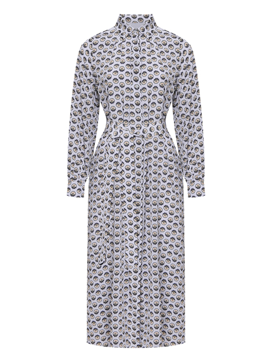 Weekend Max Mara Платье из шелка с узором