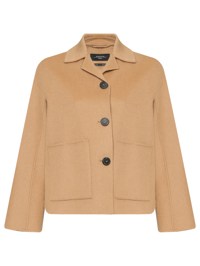 Weekend Max Mara Полупальто из шерсти с карманами