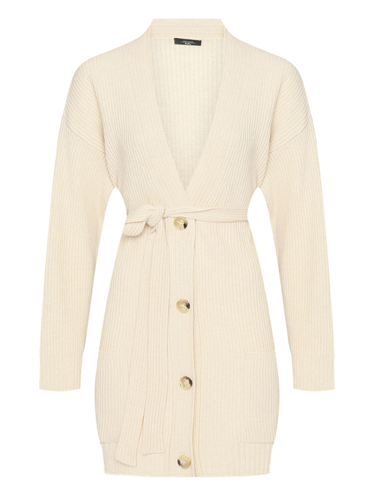 Weekend Max Mara Кардиган с поясом и карманами