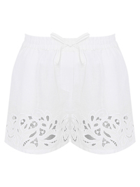Ermanno Scervino Junior Шорты изо льна и хлопка