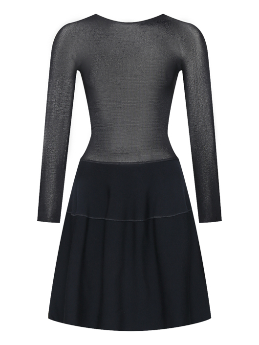 Emporio Armani Трикотажное платье с длинными рукавами