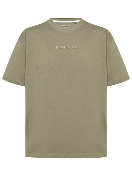 Guess Футболка из хлопка с круглым вырезом