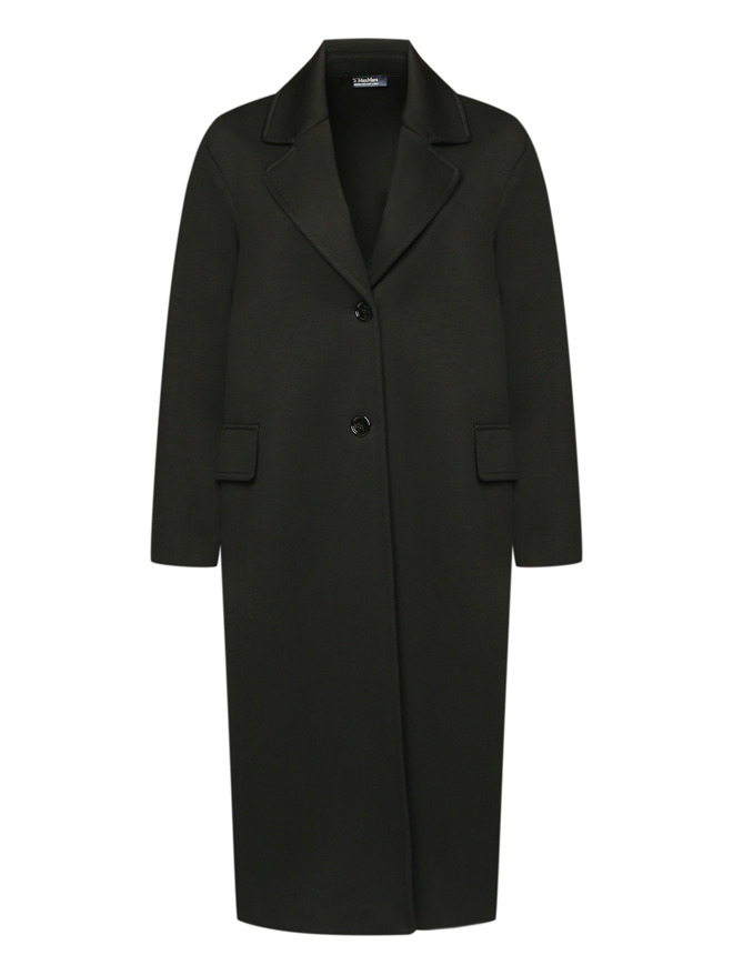 Max Mara Однотонное пальто из вискозы