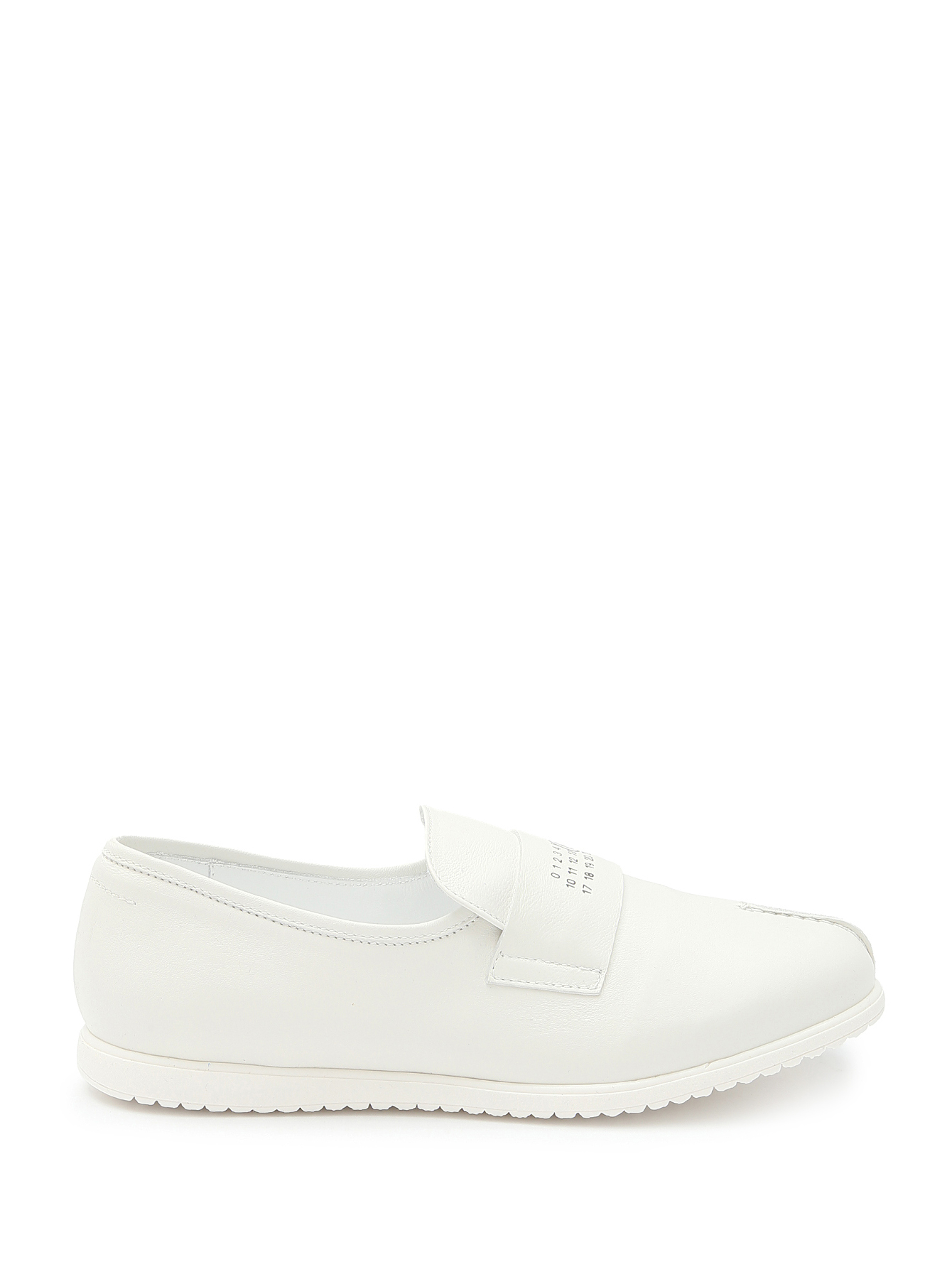 Лоферы из кожи с логотипом