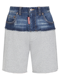 Dsquared2 Комбинированные шорты из денима