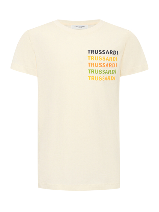 Trussardi Футболка из хлопка с логотипом