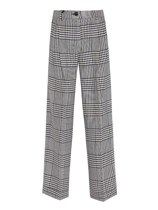 Max Mara Брюки из шерсти в клетку