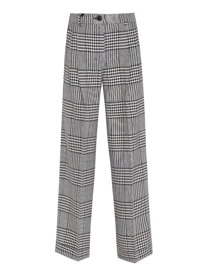Max Mara Брюки из шерсти в клетку
