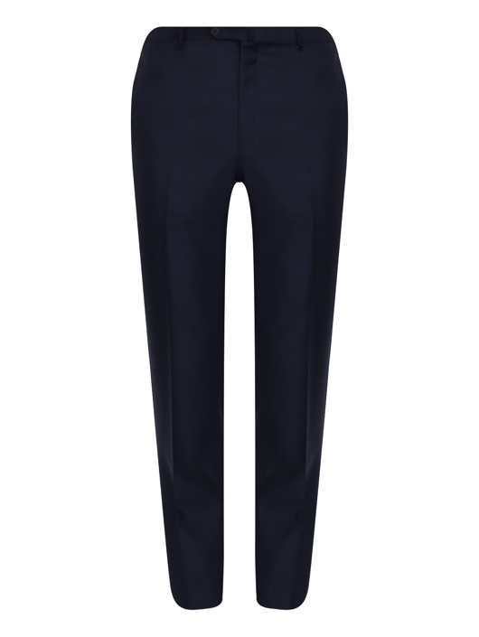 Isaia Однотонные брюки из шерсти