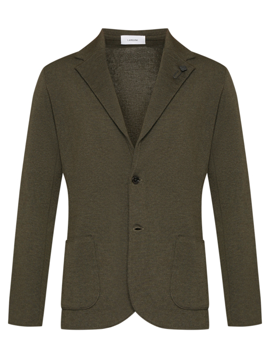 LARDINI Трикотажный пиджак из шерсти