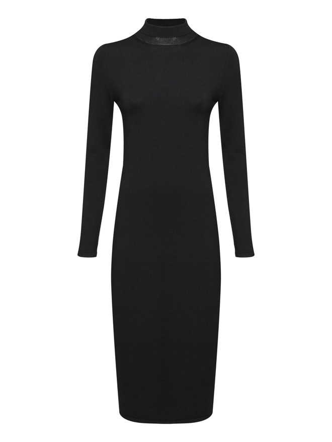 Weekend Max Mara Трикотажное платье с длинными рукавами