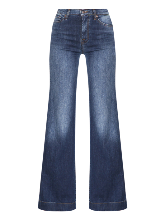7 For All Mankind Джинсы с потертостями