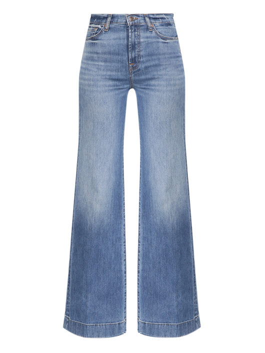 7 For All Mankind Джинсы с потертостями
