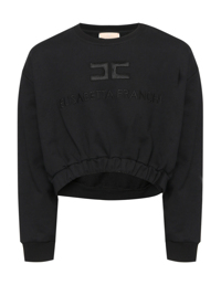 Elisabetta Franchi Толстовка из хлопка с логотипом