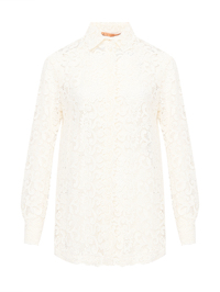 Ermanno Scervino Кружевная рубашка из хлопка