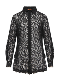 Ermanno Scervino Кружевная рубашка из хлопка