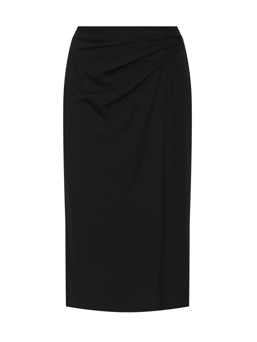 Weekend Max Mara Юбка-миди с запахом и драпировкой