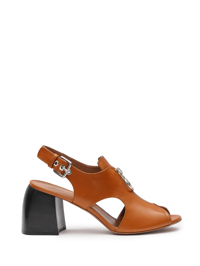 Sportmax Босоножки из кожи на молнии