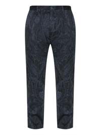 Etro Брюки из смесового хлопка с узором