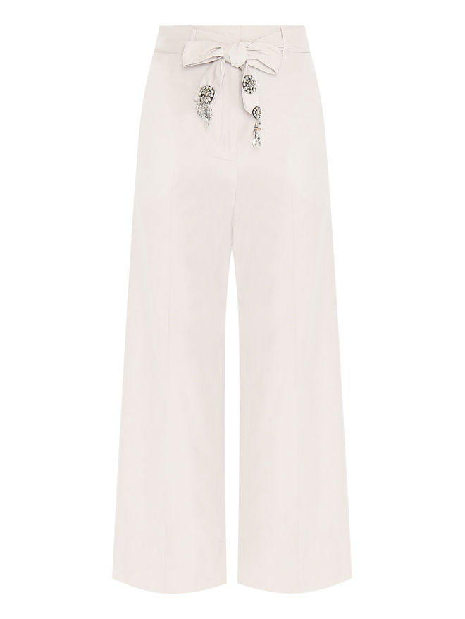 Max Mara Укороченные брюки с поясом