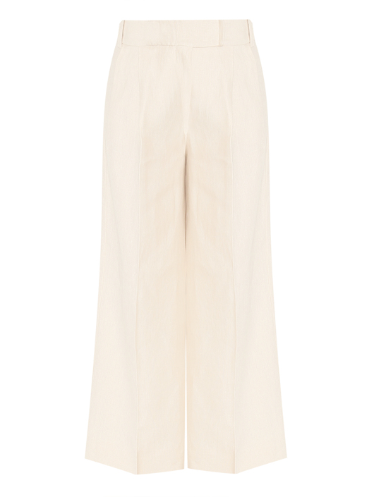 Max Mara Широкие брюки из льна