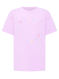 Stella McCartney kids Футболка из хлопка с логотипом