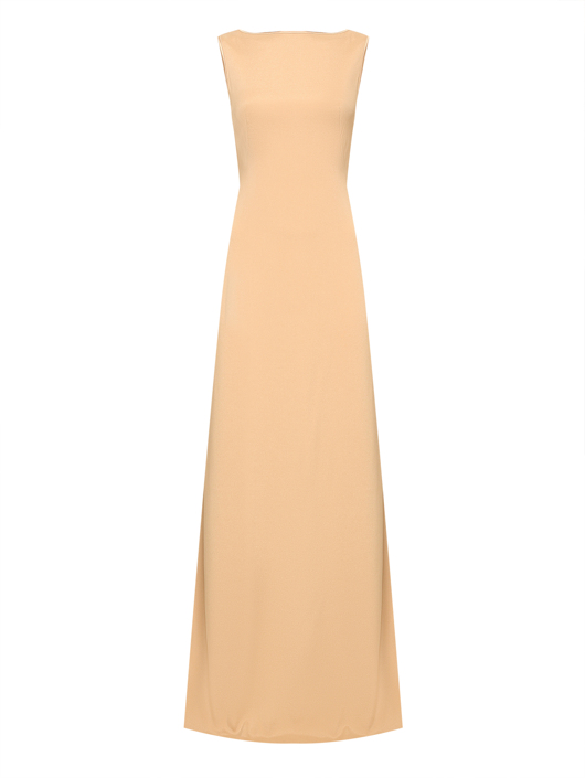 Alberta Ferretti Комбинированное макси-платье
