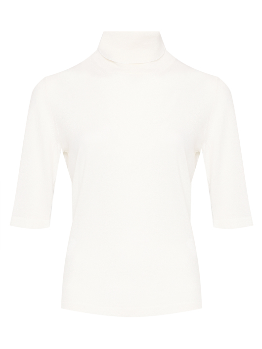 Max Mara Однотонный джемпер из шерсти
