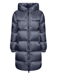 Max Mara Удлиненный пуховик с капюшоном