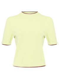Weekend Max Mara Джемпер из хлопка с коротким рукавом