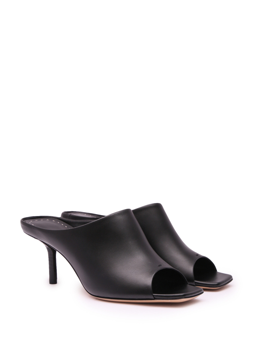 Max Mara Мюли из гладкой кожи