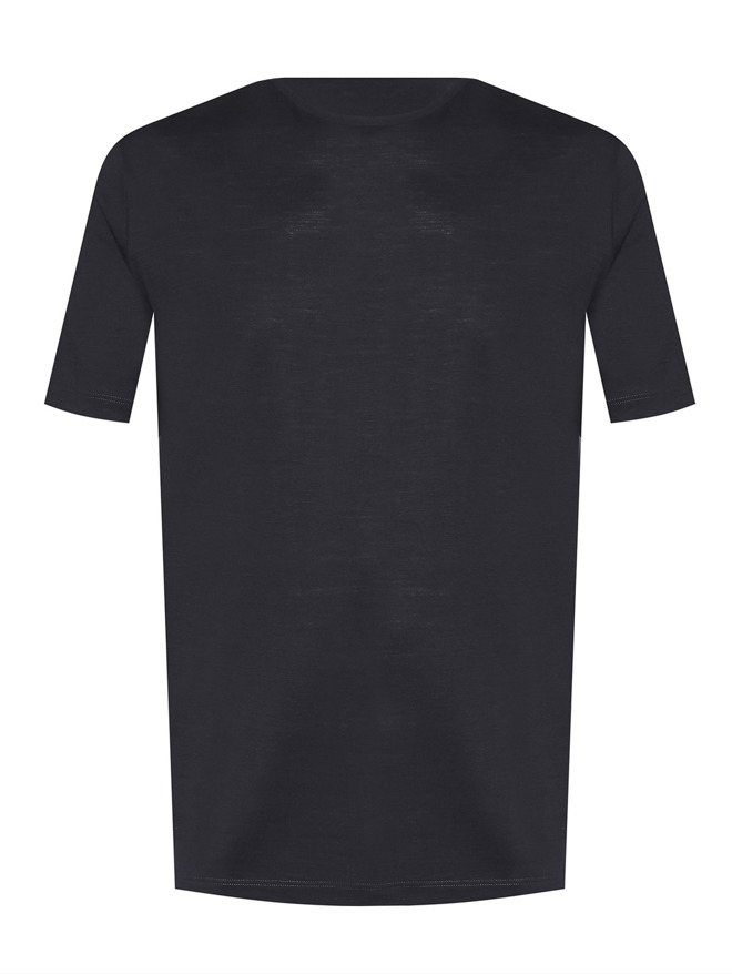LARDINI Базовая футболка из шерсти