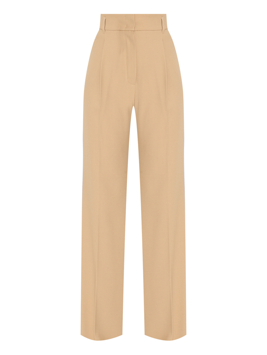 Max Mara Брюки-палаццо с ремнем
