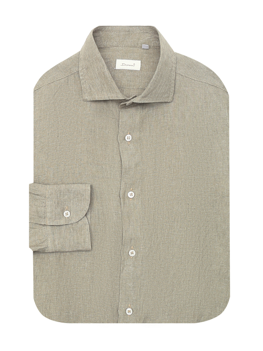 Doriani Cashmere Рубашка однотонная из льна