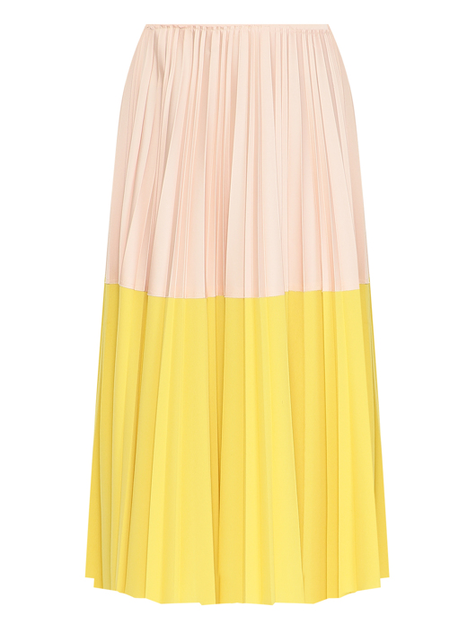 Cedric Charlier Атласная юбка плиссе