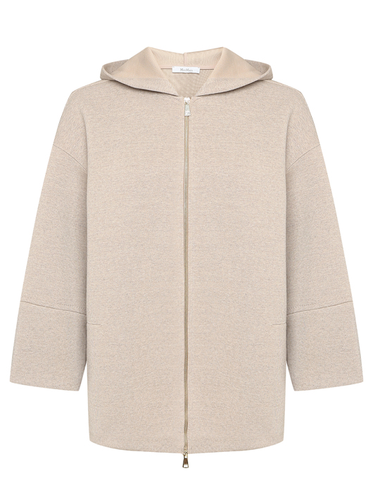 Max Mara Толстовка на молнии с капюшоном