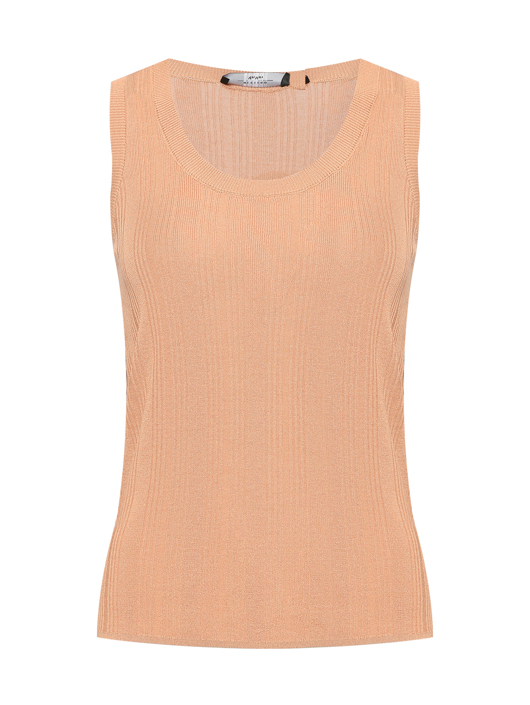 Weekend Max Mara Трикотажный топ с круглым вырезом