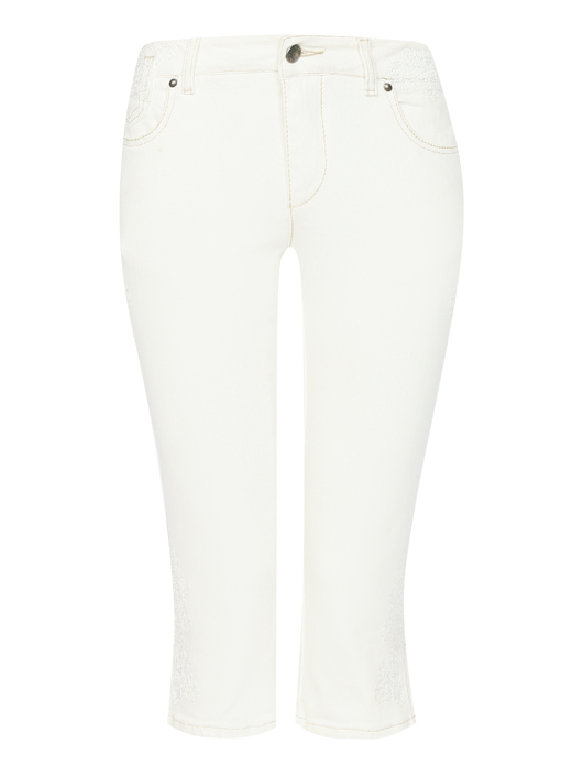 Ermanno Scervino Бриджи с вышивкой