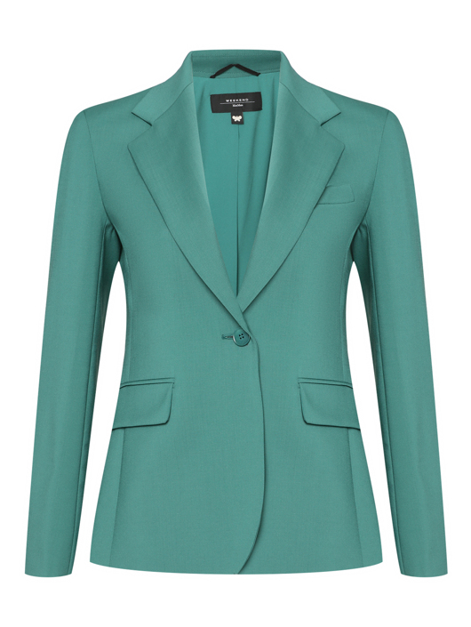 Weekend Max Mara Однобортный жакет из шерсти