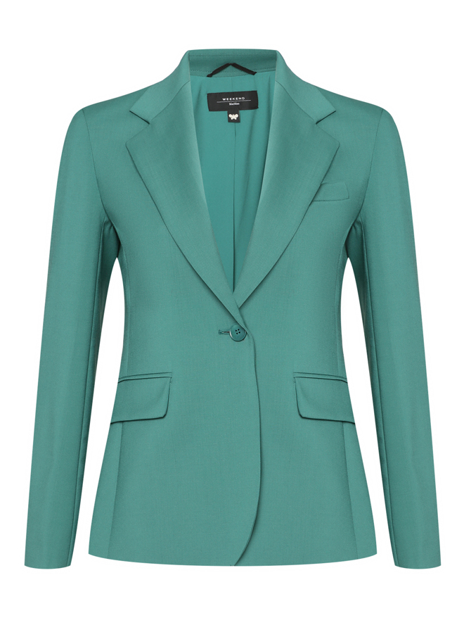 Weekend Max Mara Однобортный жакет из шерсти
