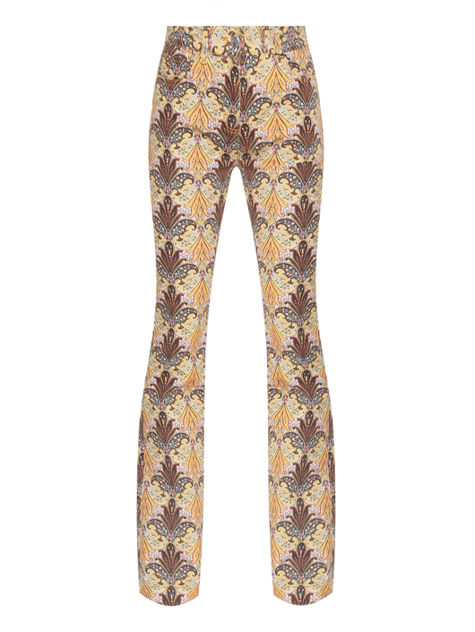 Etro Джинсы-клеш с узором