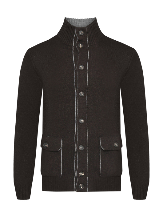 Kangra Cashmere Кардиган из шерсти и кашемира на пуговицах