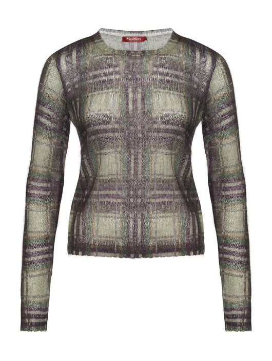 Max Mara Джемпер с узором клетка
