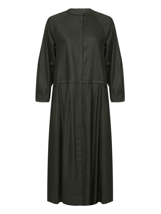 Max Mara Шерстяное платье-макси